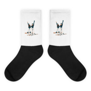Chaussettes personnalisables Vivencia sur fond blanc