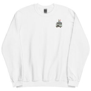 Photo sweat Personnalisable Vivencia sur fond blanc