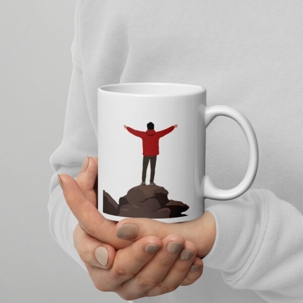 Mug personnalisable Vivencia dans des mains